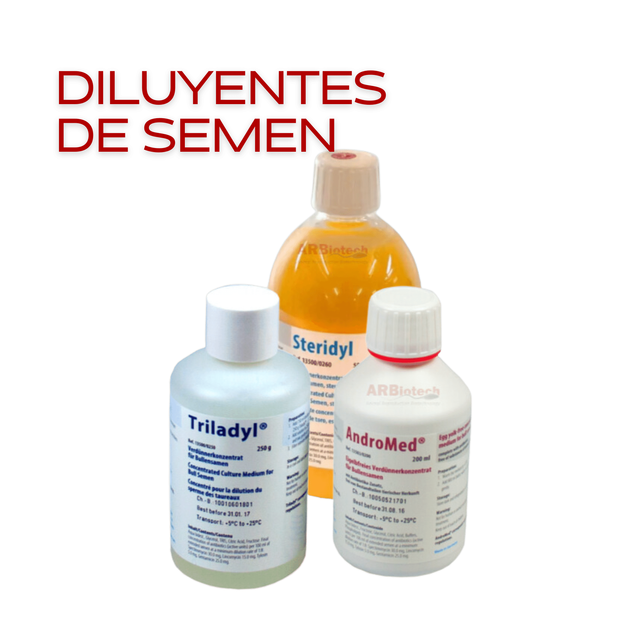 Diluyentes de semen de pequeños rumiantes ARBiotech